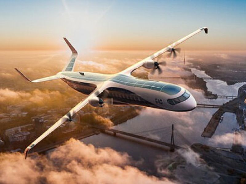 تصاویر طرح اولیه از بزرگترین هواپیمای هیبریدی جهان