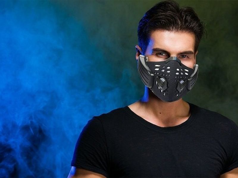 ماسک فیلترداری که موسیقی پخش می کند